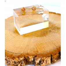 Παιδικά Σκουλαρίκια Χρυσά 9Κ - Καρδιά Γάντζος (KID206)